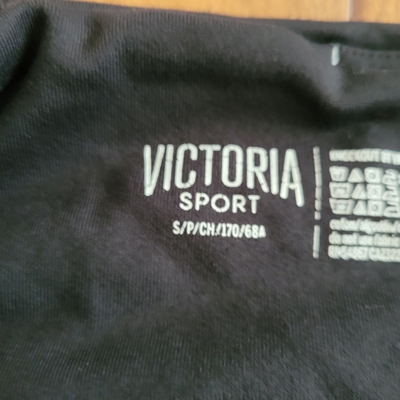 Victoria Secrets Sport Knockout Black Activewear Leggings Size S - Picture 2 of 7